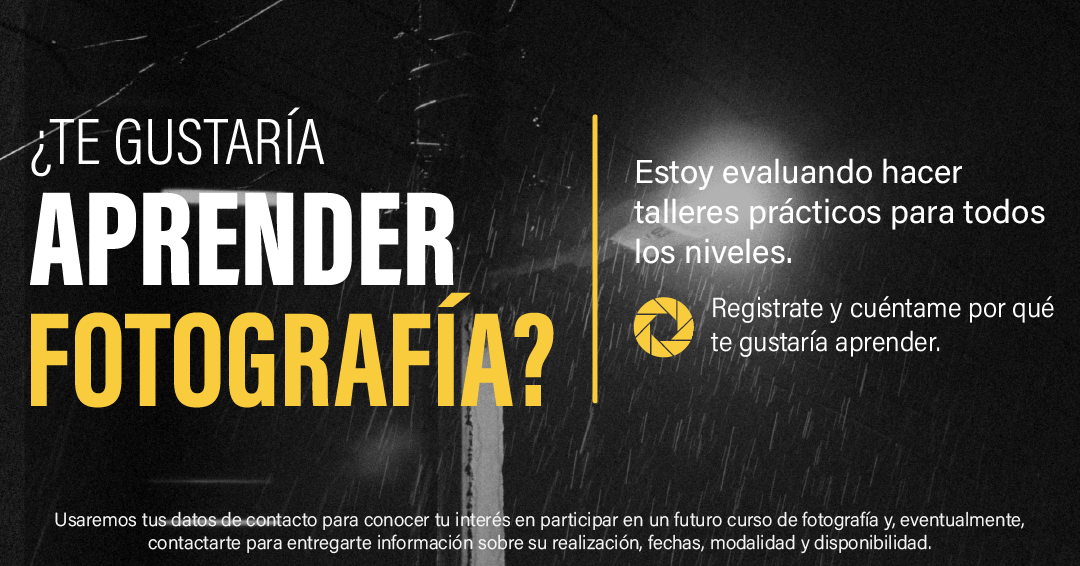 ¿Te gustaría aprender fotografía? Talleres prácticos para todos los niveles